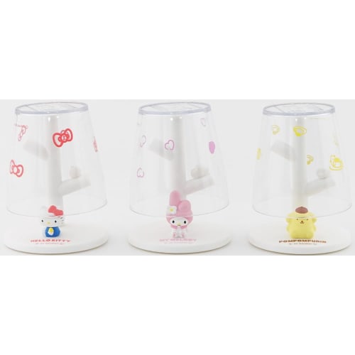 Hassy Top-in Cup Stand, Sanrio My Melody, Gargle Mouthwash, 90ml Capacity, Stand: 6cm Diameter x 11.6cm Height, Cup: 6.5cm Diameter x 11cm Height, SR-