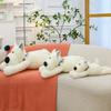 West White Highland Terrier With Shark Scarf Plush Toy Stuffed Animal Dolls