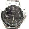 SEIKO Solar with Black Silver Tone 7B22-0AY0 Watch, Powered, Calendar, Dial, GY18/ MQ Men's