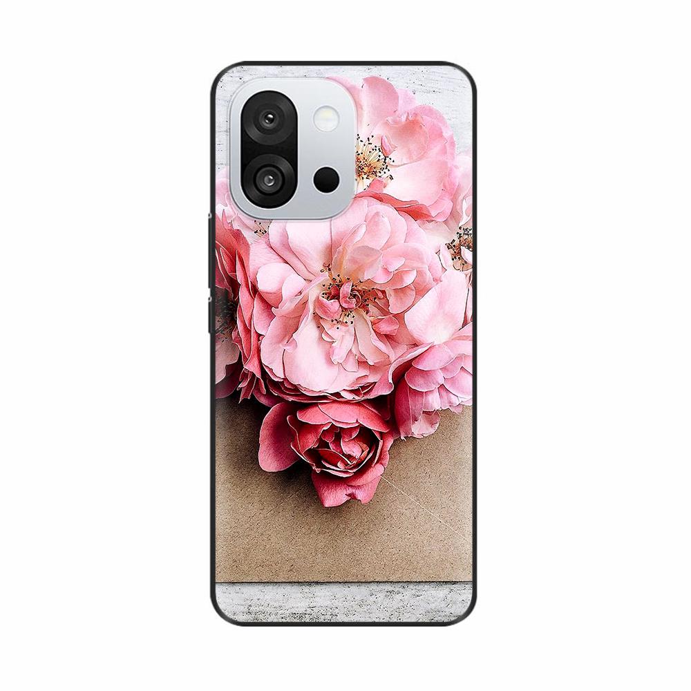 For OnePlus 13T Case Phone Case Soft Silicone Bumper Cover For OnePlus 13T Cases for One Plus 13 T Flowers Fundas Capa