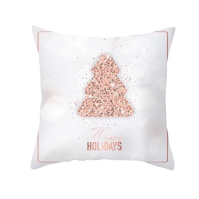 Christmas Themed Pillowcases Car Ornaments Office Santa Claus Living Room Sofa Home Pillowcases