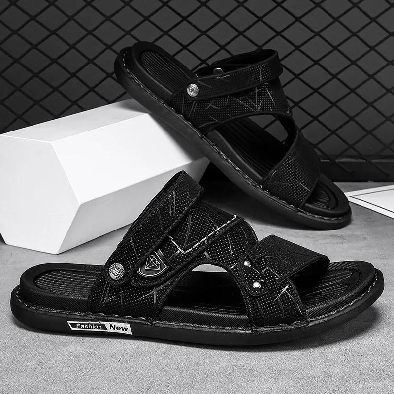 Sandals for Men's Summer New Style, Non Slip and Cool Slippers for External Wear, Soft Soled and Wear-resistant Beach Slippers