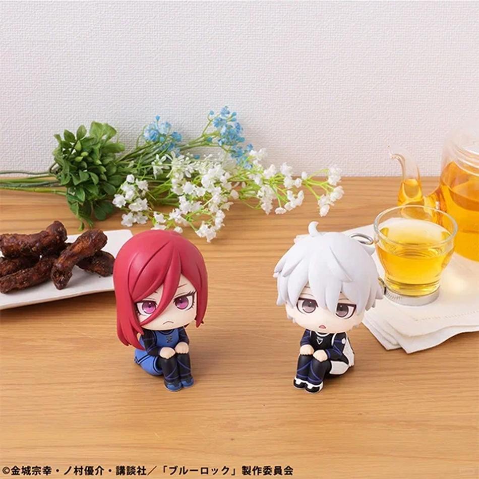 Q-Version Blue Lock Anime-Figur Blickt nach oben Isagi Yoichi/Nagi Seishiro Actionfigur Bachira Meguru Figur Sammlungen Modellpuppe