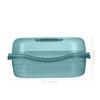 1Pcs Kitchen Organizer Colander Basket Detachable Lid Tableware Storage for Bowls Plates Bottles Fruit Vegetable Cleaning