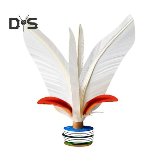 

1/2/5 шт. воланы с перьями легкие портативные утолщенные цветные перьевые воланы для спорта на открытом воздухе Small 1pc