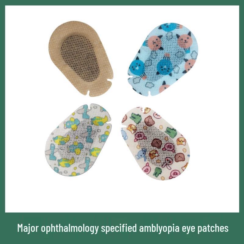 Children's Disposable Full Coverage Amblyopia Eye Patches for Vision Correction and Strabismus Training