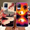 Fashion Painting Case For Vivo V21 V21e 4G 5G Soft Silicone TPU Phone Cases For Vivo V21s V21 V21E Covers Bumpers