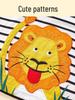 2025 Autumn/Winter Children's Long-Sleeve T-Shirt with Cartoon Lion Embroidery and Floral Design