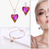 6240 Crystal Wild Heart Charms Glass Austria Loose Beads Pendant Rhinestones for DIY Earring Necklace Jewelry Accessories 12Pcs
