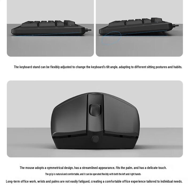 Lenovo KM290 Wired Keyboard and Mouse Combo