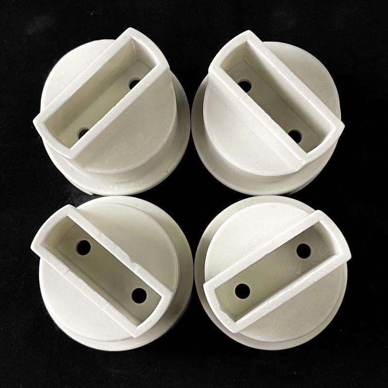 Alumina Ceramic Lamp Holder with Two-Hole Base, High-Temperature Insulating Accessories