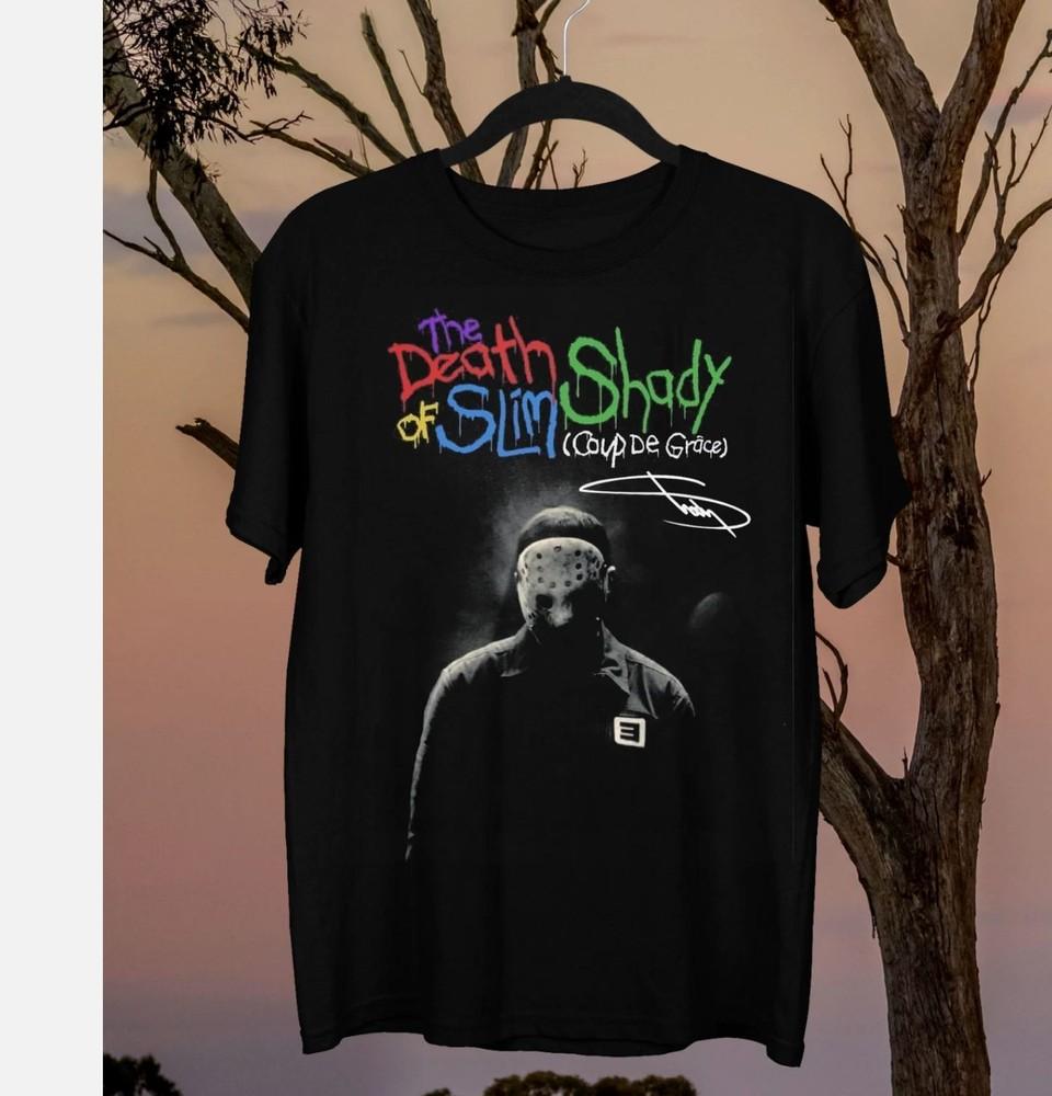 Редкий Подарок для Фанатов Eminem The Death Of Slim Shady Tour Футболка от S до 5XL Унисекс Футболка S