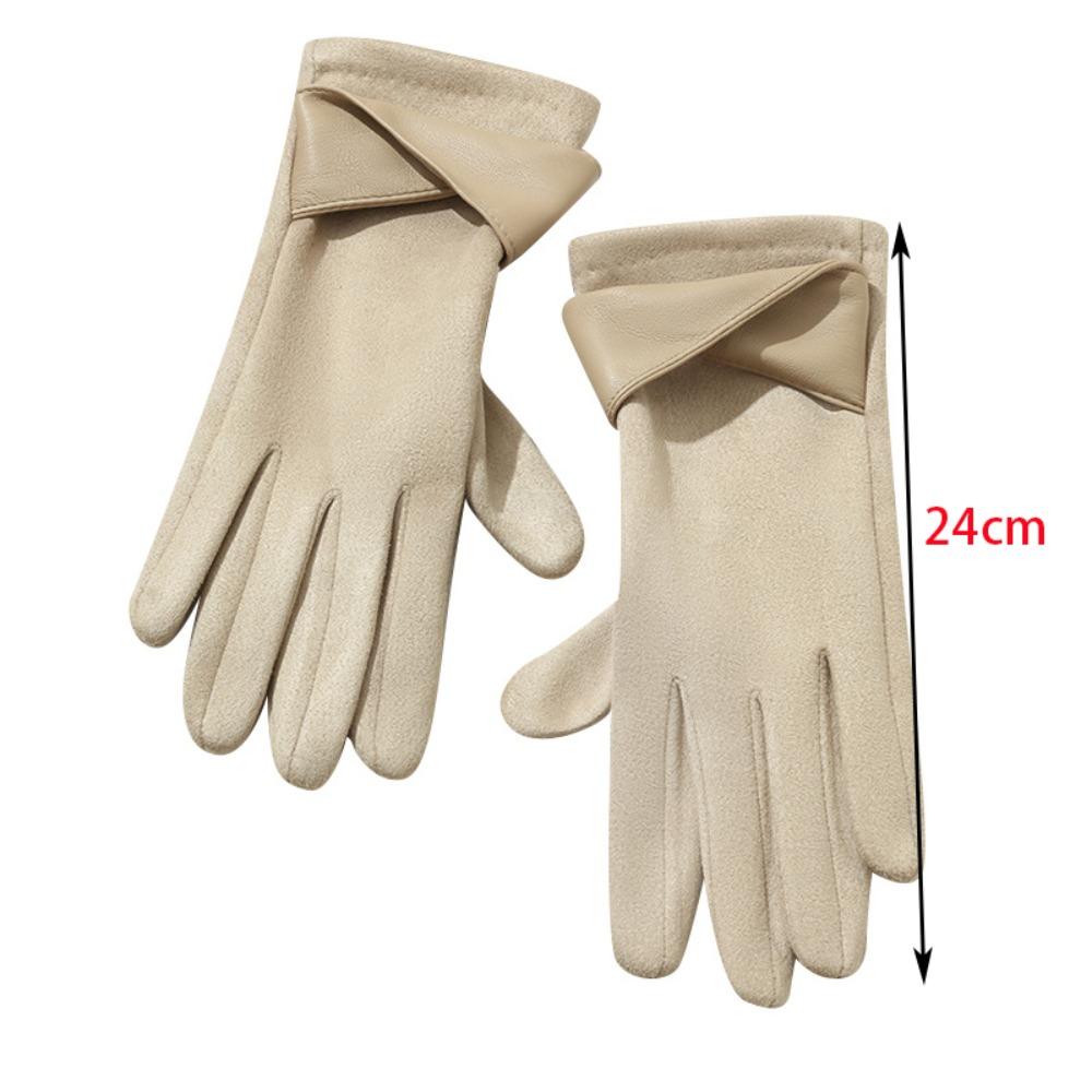 Warm Winter Gloves Full Finger Skiing Gloves New Driving Mittens  Unisex