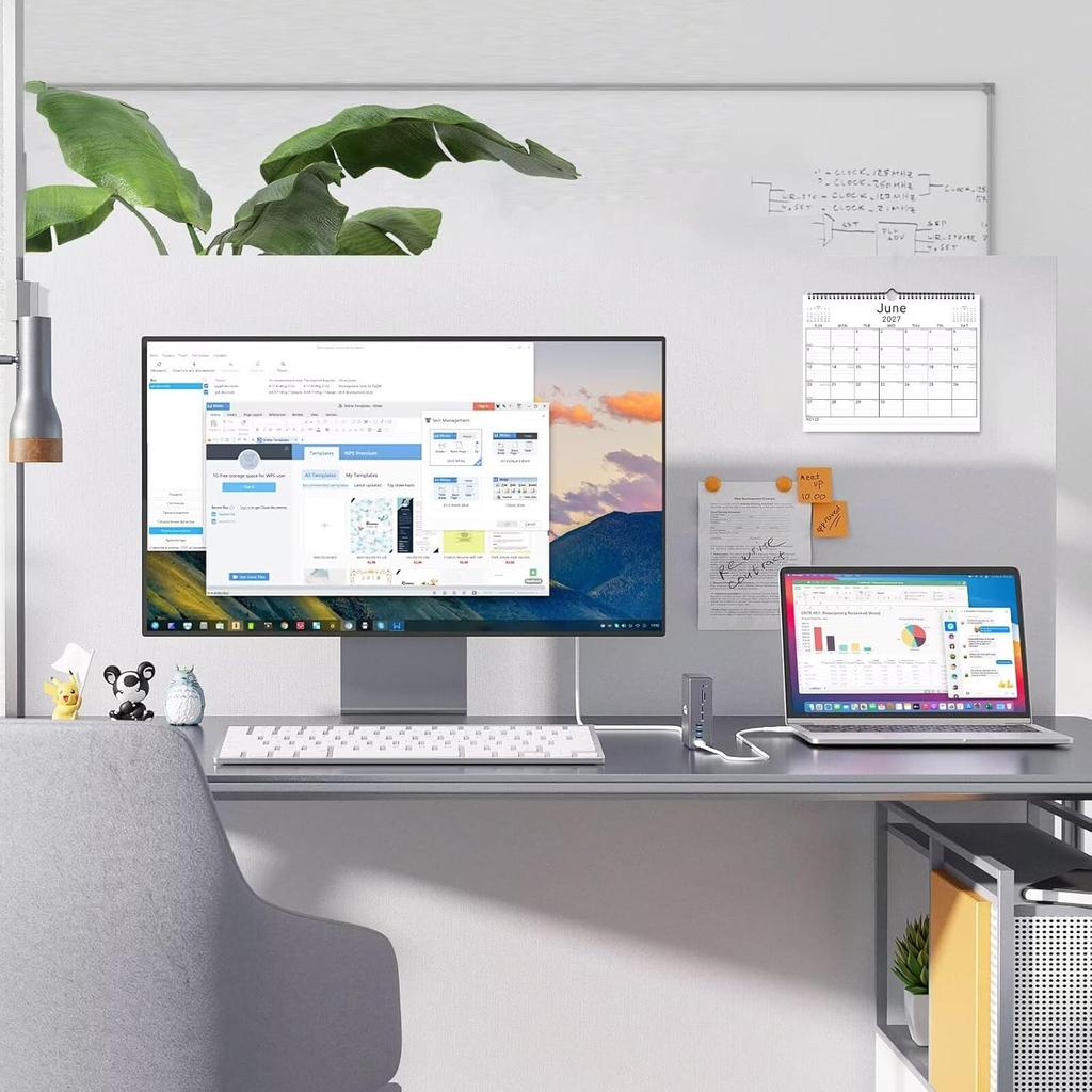 2026 Wall Calendar, 12 Month 11”x8.5 ‘’ Year Monthly Organizer from January 2026-2027 Small Mini Horizontal Blank Spiral Bound Wire Hanging