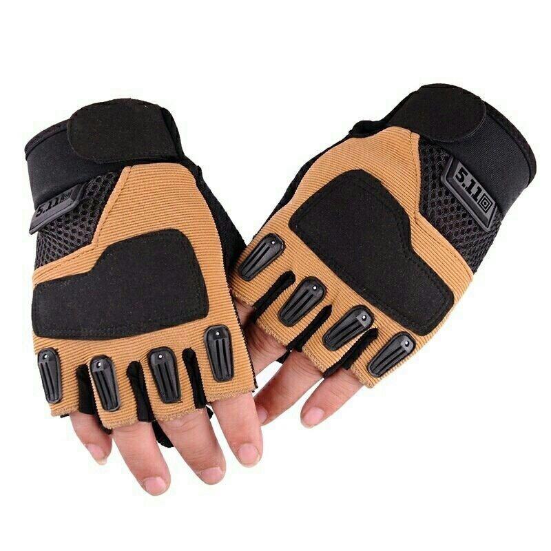 

Tactical half-finger gloves sports outdoor cycling bicycles non-slip and wear-resistant average size