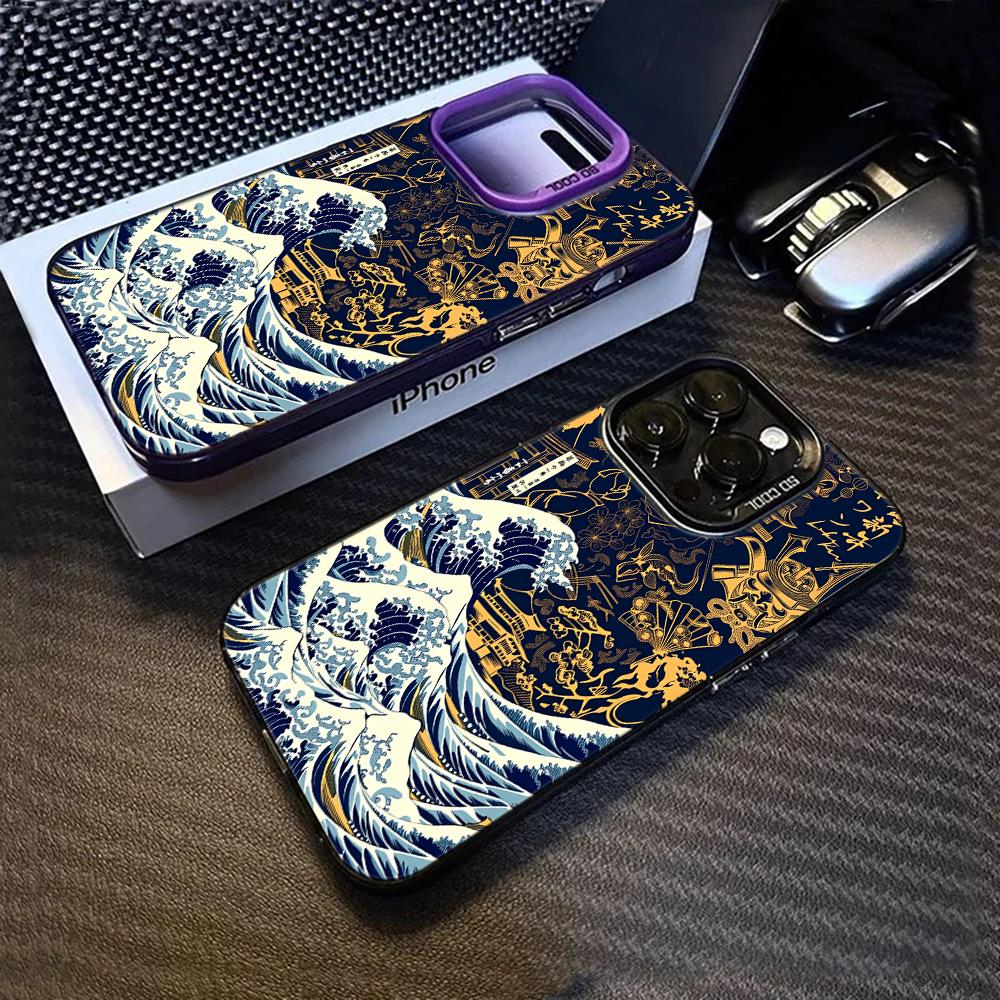 Japan Waves IMD Phone Case For Samsung Galaxy S26 S25 S24 S23 Ultra S22 Plus S21 FE A56 A55 A54 A53 A36 A34 S33 Shockproof Cover