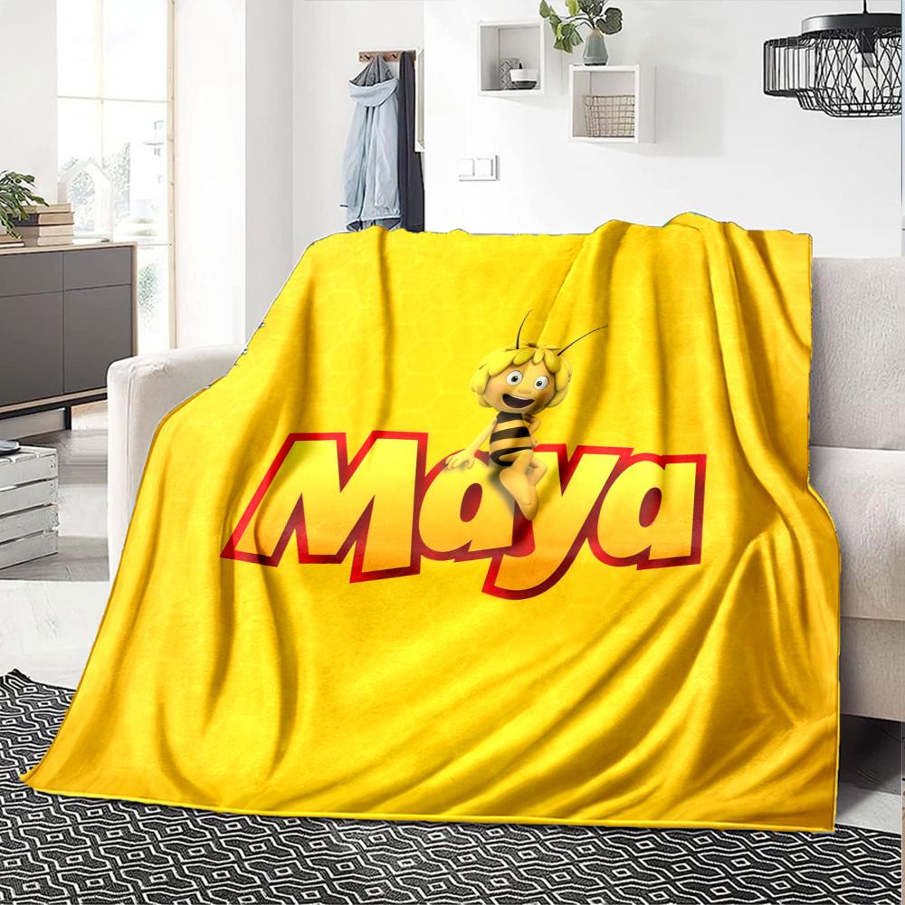 Maya Bee Blanket, High quality Comfortable for All Seasons, Home Decor, Warmth and Comfort