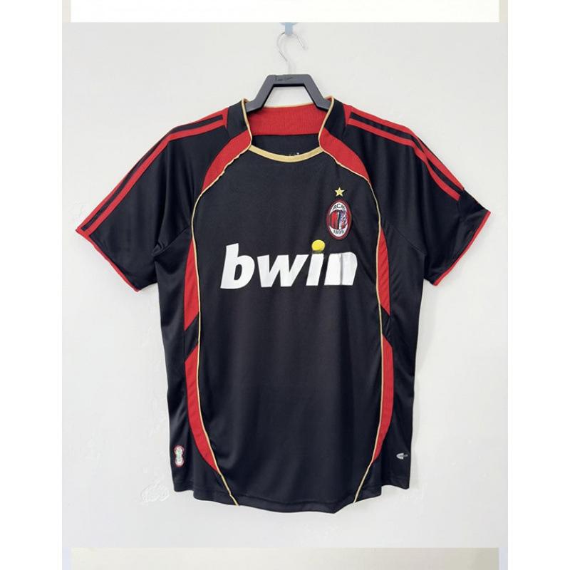 0607 AC Milán Milánský dres Kaka 95-20 Ronaldinho a retro fotbalový dres