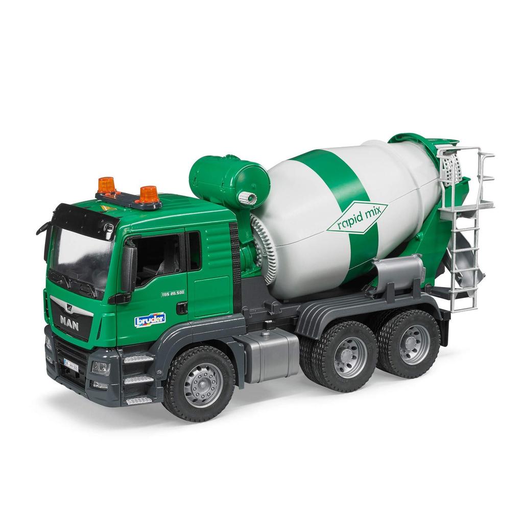 Bruder Pro Series (Toy Car) MAN Cement Mixer/Green (Ages 3 and Up)