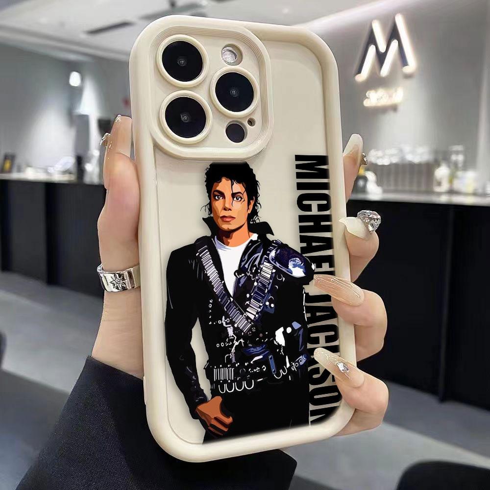 Sänger M-Michael J-Jackson Handyhülle Für iPhone Apple 17 AIR 16 16E 11 12 13 14 15 XR Plus Pro Max DIY Hülle Stoßfeste Abdeckung