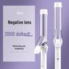 "40mm Automatic Rotating Curling Iron with Negative Ion Technology - Protects Hair and Creates Large Waves"