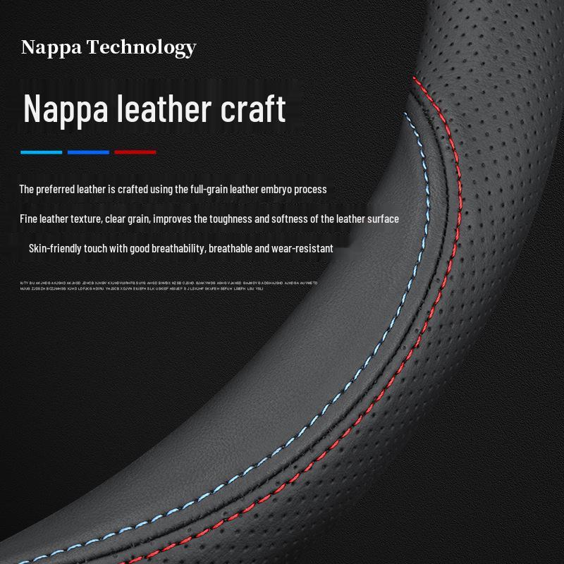 Trumpchi GS8/GS4/M8/M6/GS5 Empow GS3 GA4 AION V/S Mei 580Y Genuine Leather Steering Wheel Cover