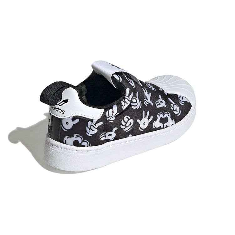 Adidas Disney X Superstar 360 J Mickeys Hands Kids Sneakers Black Core-Black Cloud-White GX1872