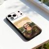 Animal Cute S-Sloth Funny Phone Case For iPhone 17,16,15,14,13,12,11,Pro,Max,Plus,E,SE4,Air,Mini Black Soft Cover
