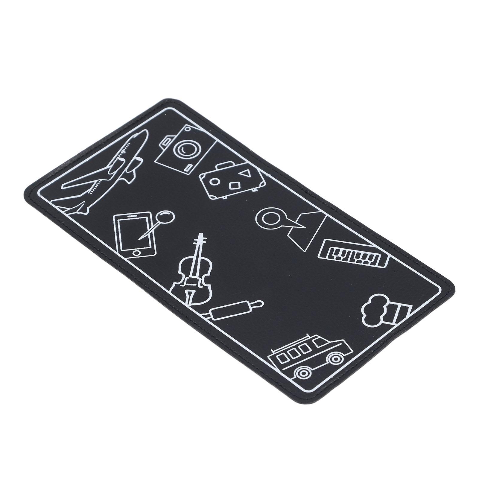 

Airplane Phone Holder Flexible Foldable Portable Tablet and Cell Phone Stand for Travel Black