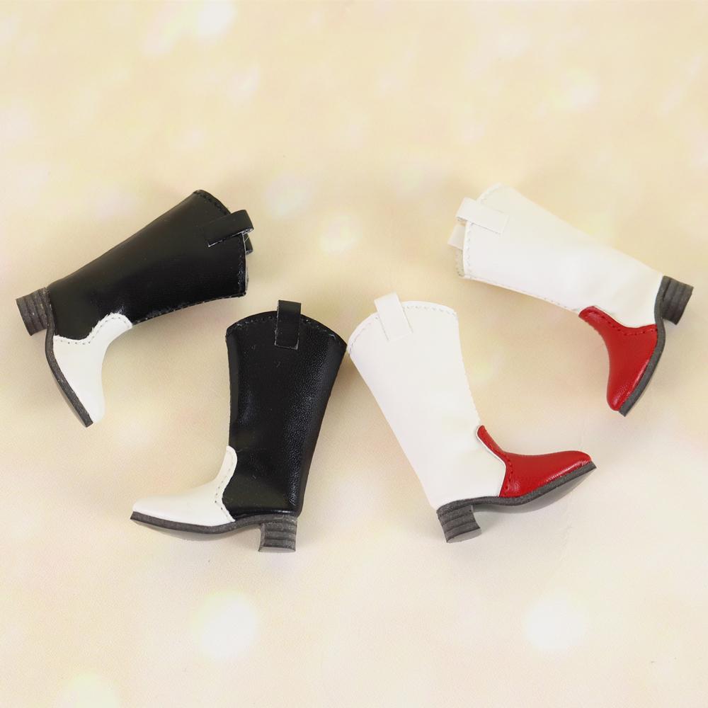 Botas Para Boneca Blyth Sapatos Legais Estilo Cow Boy Adequado 1/6 BJD 30cm Menina de Anime