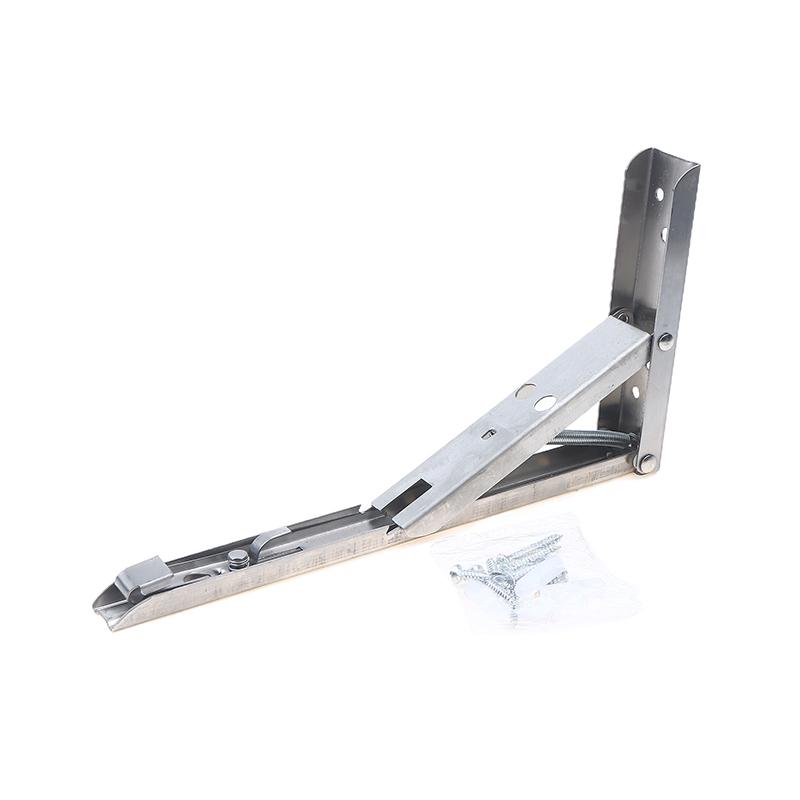 8"-14" Folding Shelf Bracket Heavy Duty Collapsible Shelf Holder Hardware For Table Work RV Car Saving Space
