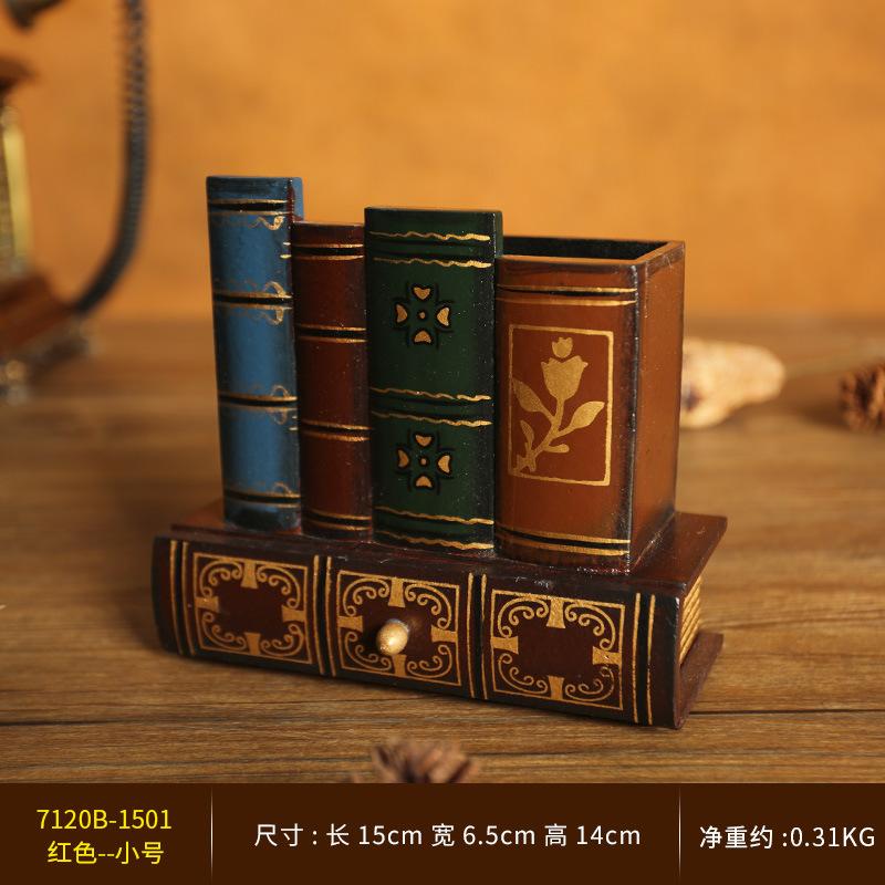 

Винтажный Саксофон Скрипка Книга Декор Подставка для Ручек Гостиная Кабинет Настольные Смоляные Украшения Реквизит для Съемки