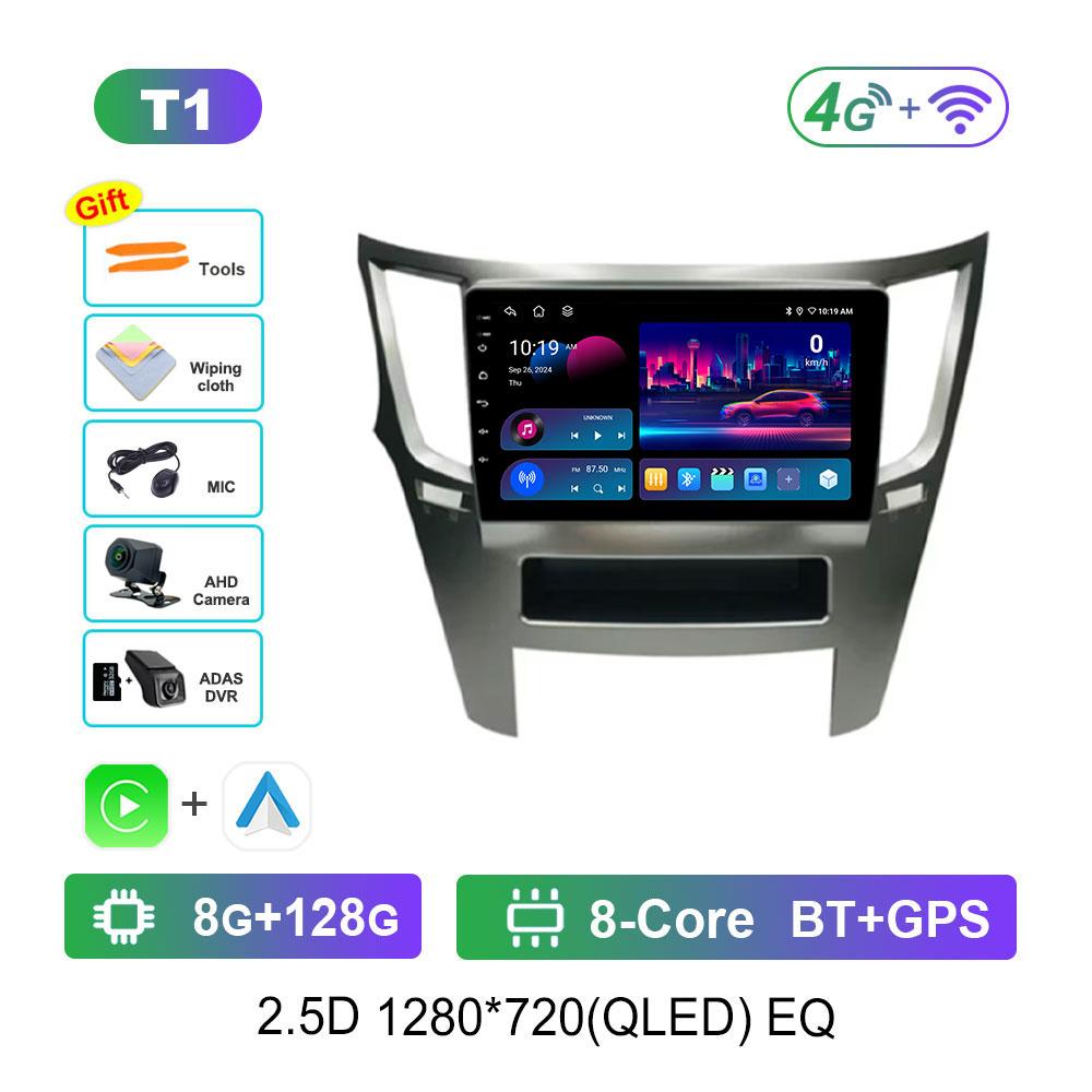 Android 14 Car Video Multimedia Player for Subaru Outback 4 BR Legacy 5 2009 - 2014 GPS DSP Stereo WiFi Bluetooth 4G Auto Tools