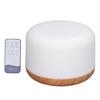 Diffuser Humidifier Remote Control Night Light Wood Grain Aromatherapy Humidifier 500ml 100‑240V