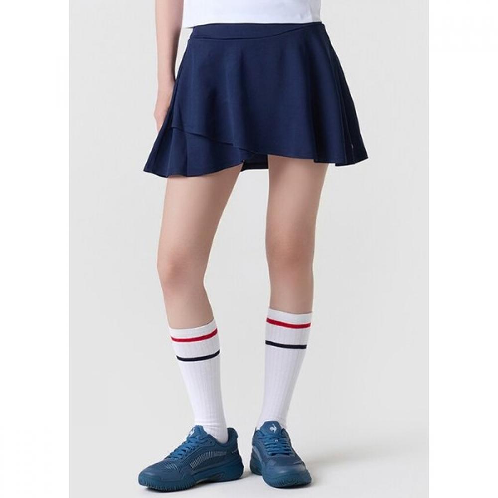 Le Coq Sportif Women Flare Skirt With Leggings Dnv   Qq122tsk33 DNV navy/75 M