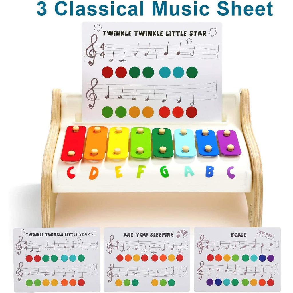 Top Bright Doremifazo's Colorful Toy Xylophone 120407, Authentic