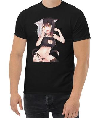 New Japanese Waifu Manga Anime Kawaii Men's T Shirt S-3XL Assorted Colors