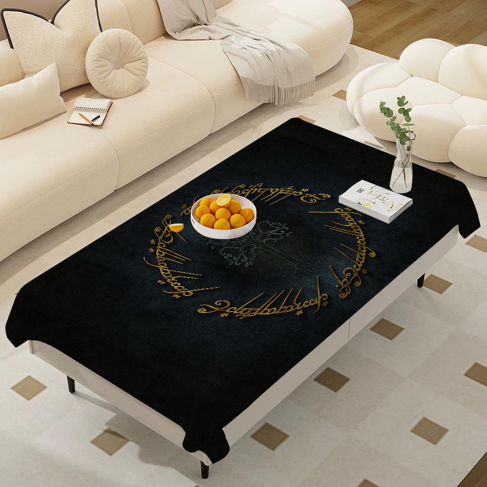 L-Lords Game Rings Home Tablecloths Dining Decoration And Rectangular Table Accessories Waterproof Cloth Anti-Stain