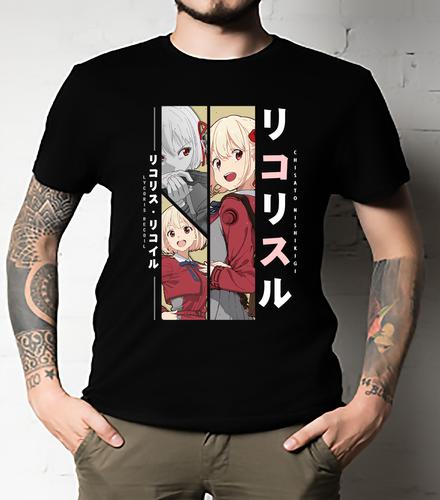 Lycoris Recoil Classic T-Shirt Unisex All Size S разноцветный