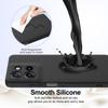 For Motorola Moto G Power (2025) Magnetic Case Anti-Drop Liquid Silicone Phone Cover