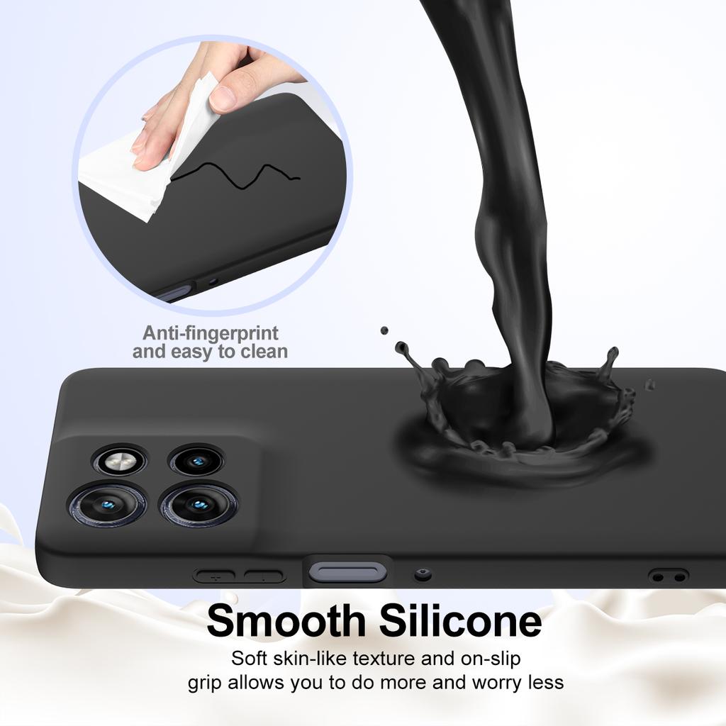 For Motorola Moto G Power (2025) Magnetic Case Anti-Drop Liquid Silicone Phone Cover