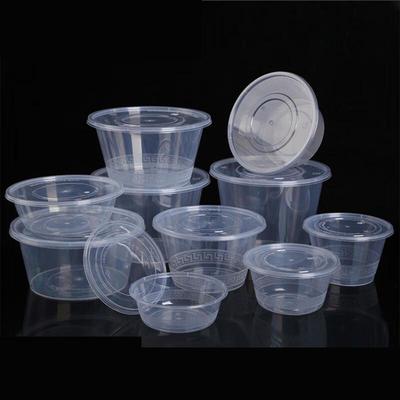 Disposable Round PP Food Container 300ml