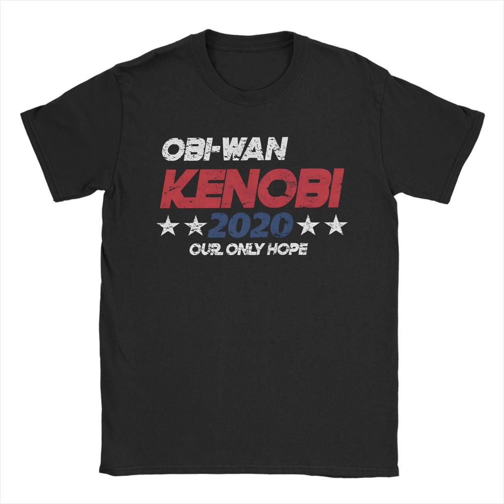 Obi-Wan Kenobi Koszulka Kosmiczna Męska Jezus Retro Kolaż Streetwear 100% Bawełna T-shirty Lato O-neck T-shirt Duże Rozmiary Top