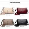2026 Women's Versatile Crossbody Bag: Multi-layer, Large Capacity, Soft Leather, Small Square Design for Underarm or Shoulder