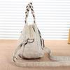 2026 Summer National Style Small Shoulder Bag Retro Small Shoulder Crossbody Bags for Women Cotton Linen Artistic Handbag