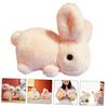 LIFKOME Fluffy Plush Rabbit Stuffed Animal Toy for and Pink Pillow, Birthdays, Celebrations, Christmas, 20cm,