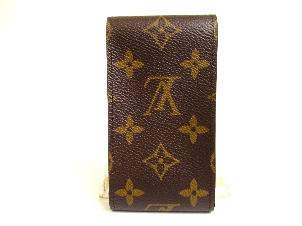 Authentic LOUIS VUITTON Monogram Leather Brown Cigarette Cases #a954  Refurbished
