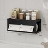 Kitchen Tissue Box Multifunction Punch-Free Wall Mount Spice Shelf Toilet Paper Phone Rack Roll Paper Removable Tissue Universal
