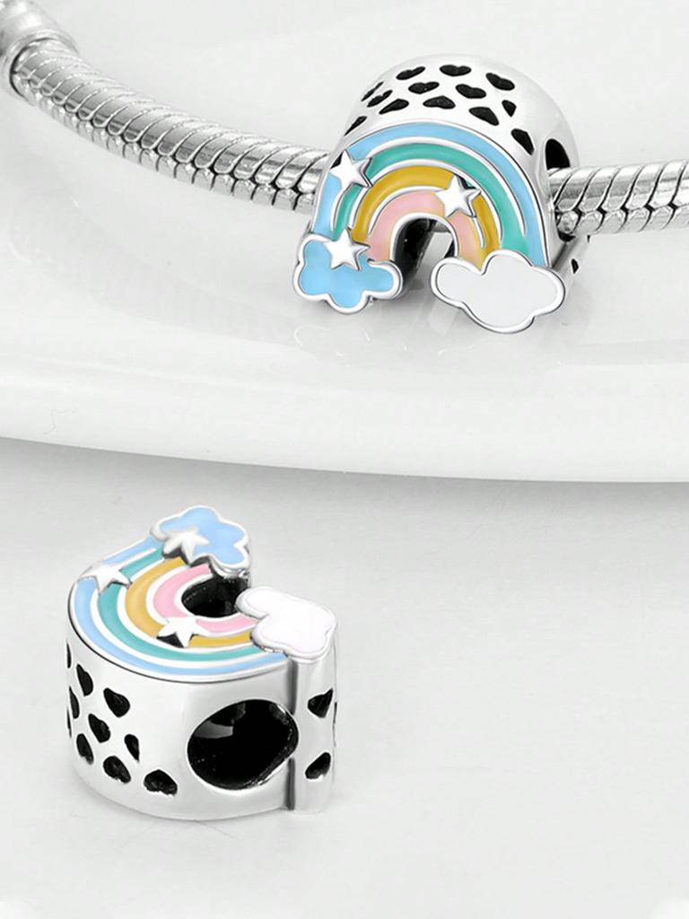 Charm Copper Colors Balloon Cloudsbead For Original Bracelet Diy Beads Charms Jewellery Making Gift For Women Styfne