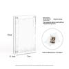 Magnetic 3 Inch Photo Frame Refrigerator Sticker Star Wave Dot Pattern Fridge Magnet for Holiday Souvenir Display